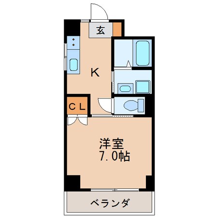 パティオ新栄の物件間取画像